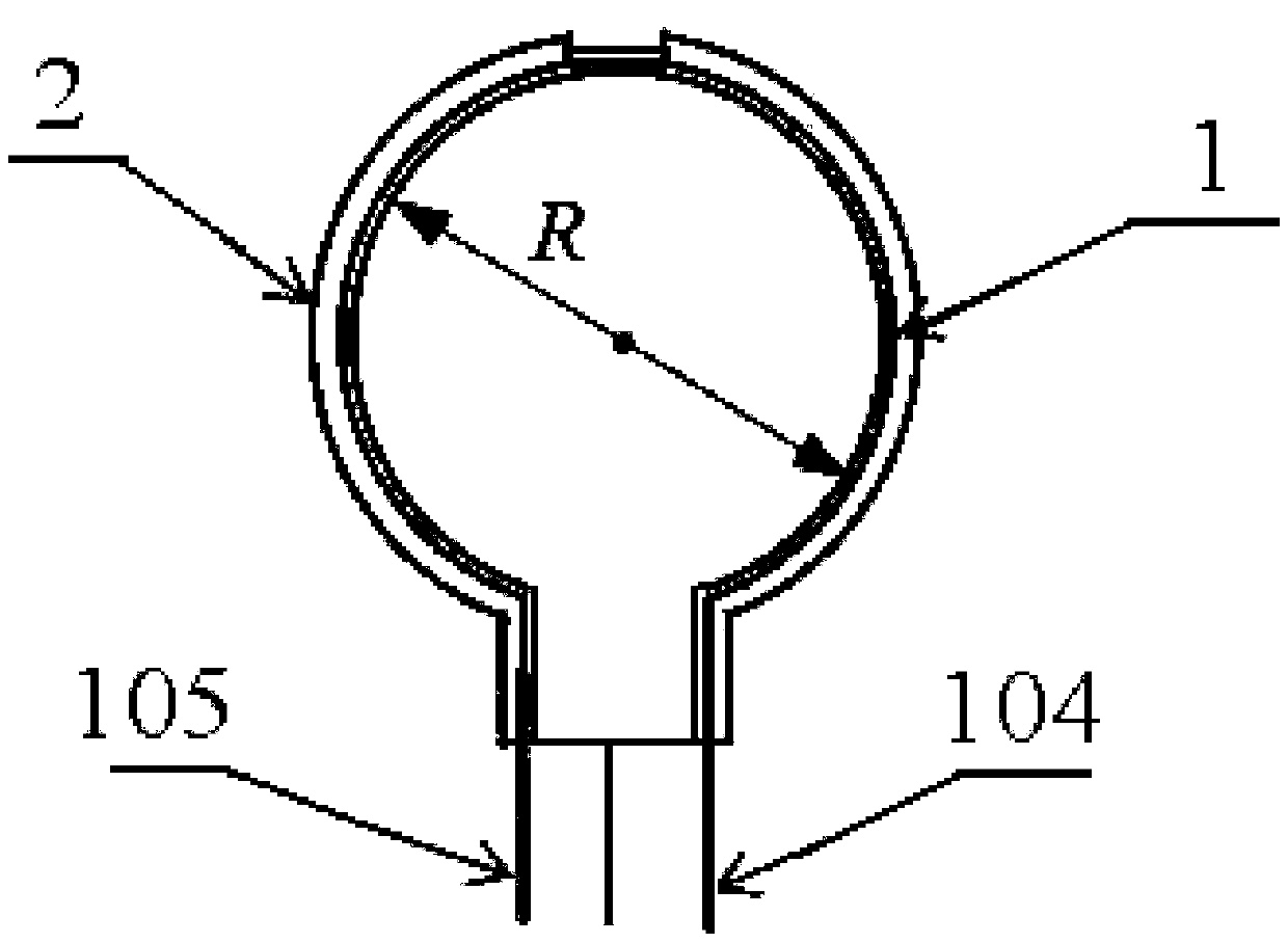 一種雙圓柱結構的PVDF超聲波發射器