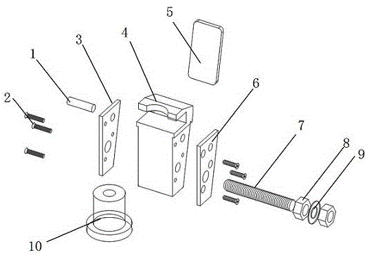 用于通電拉伸試驗的楔形夾具鉗口