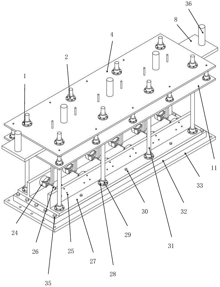 一種一機六件的等應力三點彎曲疲勞試驗機