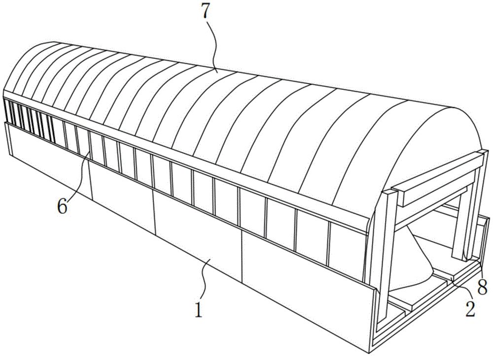 一種模塊化有機廢棄物環保生物處理裝置