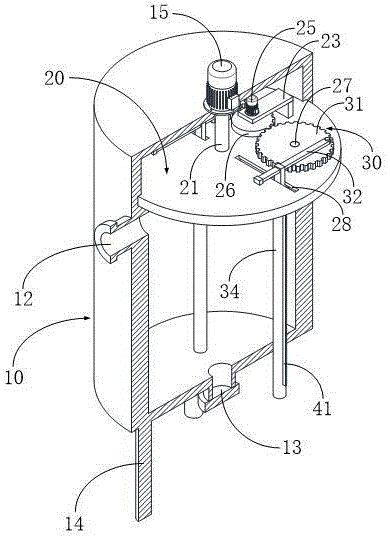 一種肥料生產用發酵容器