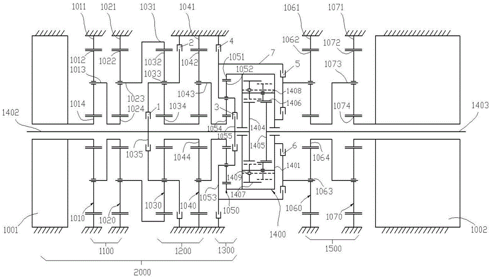 一種帶有轉矩定向分配功能的雙電機耦合驅動橋